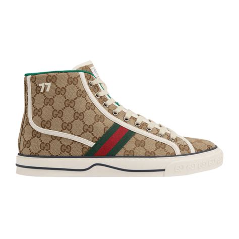 gucci high top sneakers men's|men's Gucci 1977 sneaker.